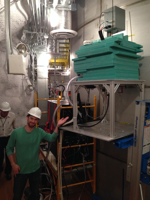 Neutron generator outside of the LUX water tank